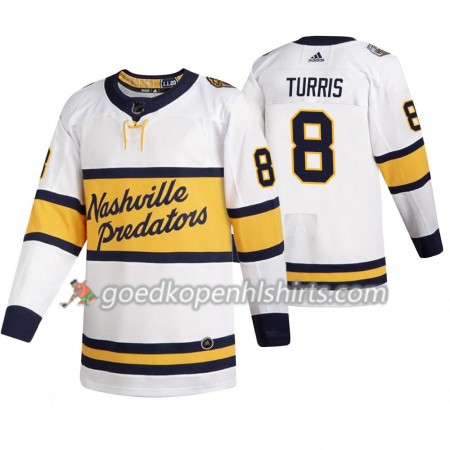 Nashville Predators Kyle Turris 8 Adidas 2020 Winter Classic Authentic Shirt - Mannen